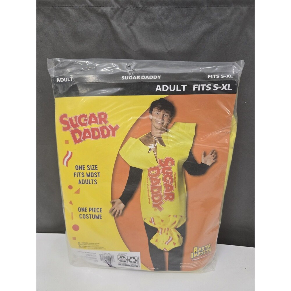 Rasta Impasta "SUGAR DADDY" Halloween Costume Candy Fun Gag Adult One Size S-XL